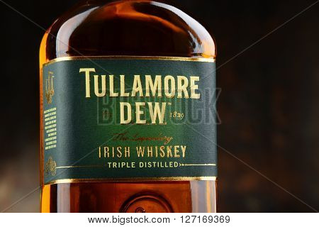 Bottle Of Tullamore Dew, Irish Whiskey
