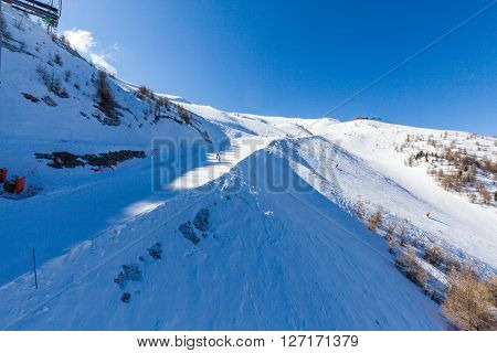 Ski Resort Les Orres, Hautes-alpes, France