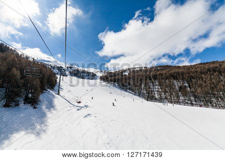Ski Resort Les Orres, Hautes-alpes, France