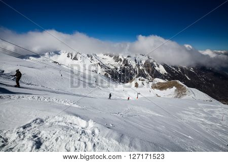 Ski Resort Les Orres, Hautes-alpes, France