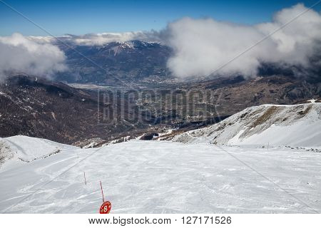Ski Resort Les Orres, Hautes-alpes, France