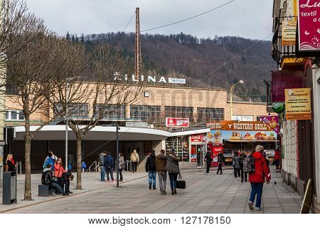 Main Train Station In The City Centre Of Zilina