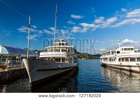 View Of The City Of Lucerne In Switzerland