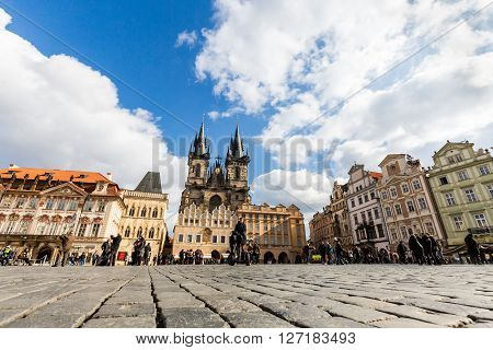 Exterior Views Of Buildings In Prague