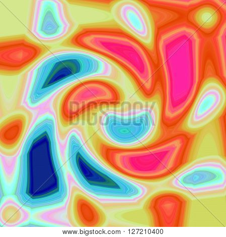 Abstract gradients colorful background with pinch and wave visual effects