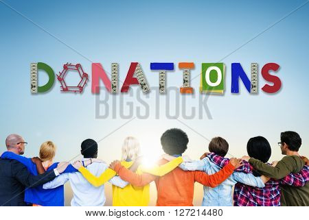 Donate Give Charity Help Contribute Concept