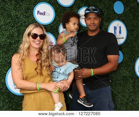 LOS ANGELES - APR 24:  CaCee Cobb, Wilder Frances Faison, Rocco Faison, Donald Faison at the Safe Kids Day at the Smashbox Studios on April 24, 2016 in Culver City, CA
