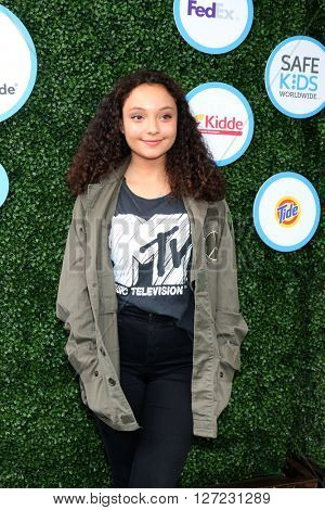 LOS ANGELES - APR 24:  Kayla Maisonet at the Safe Kids Day at the Smashbox Studios on April 24, 2016 in Culver City, CA