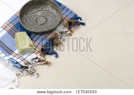 Turkish Hamam Concept with Copy Space