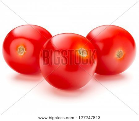 fresh cherry tomato isolated on white background cutout