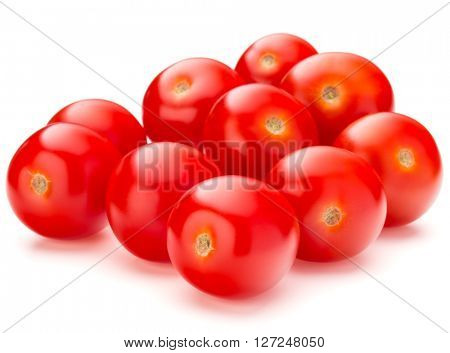 fresh cherry tomato isolated on white background cutout