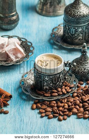 Turkish Coffee And Turkish Delight