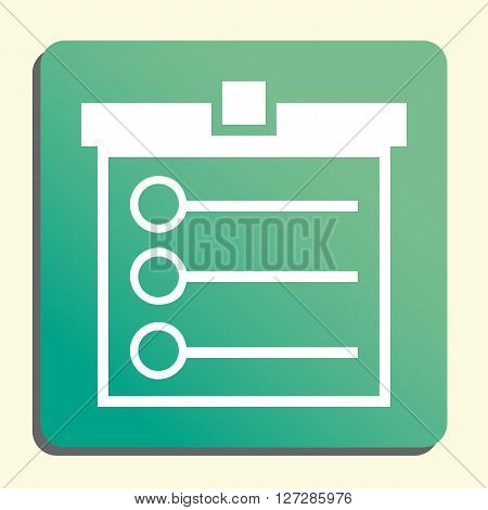 Task List Icon In Vector Format. Premium Quality Task List. Web Graphic Task List Sign On Green Ligh