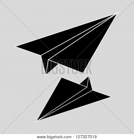 paperplane concept with icon design, vector illustration 10 eps graphic.