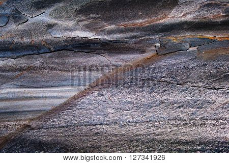 Surface of mineral - iron containing ore