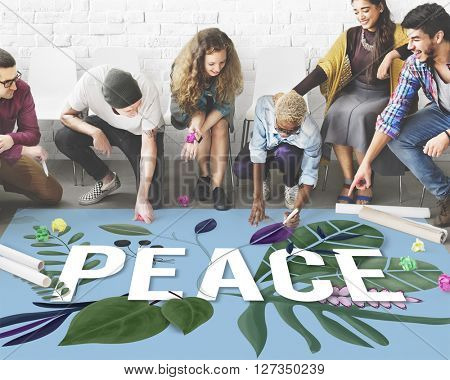 Peace Calm Free Nonviolence Privacy Solitude Zen Concept