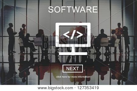 Software Business Data Development Digital Concept