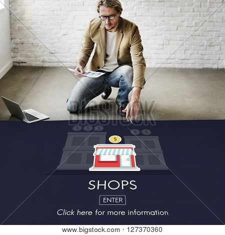 Stores Shops Business Opportunity Investment Concept