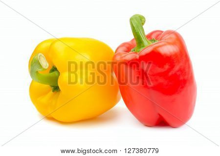A bell peppers isolated on white background