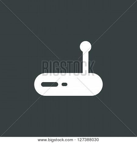 Modem Icon In Vector Format. Premium Quality Modem Symbol. Web Graphic Modem Sign On Dark Background