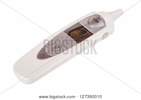 ear thermometer isolated on a white background.