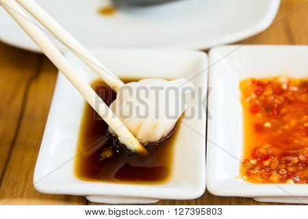 Dimsum In The Steam Basket .