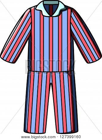 Pyjamas doodle vector .EPS10 editable vector illustration design