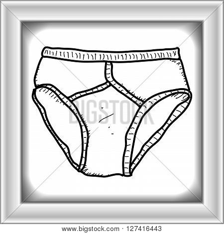 Simple Doodle Of A Pair Of Pants