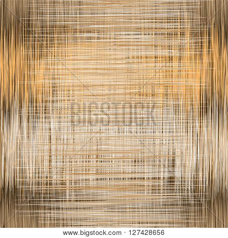 Seamless pattern with vertical and horizontal grunge intersected stripes in brownwhite orange colors