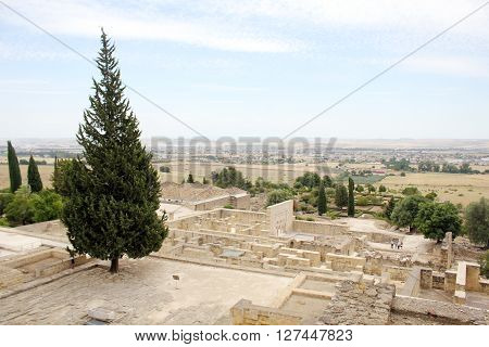 Overview of Madinat Al-Zahra in Cordoba - Spain.