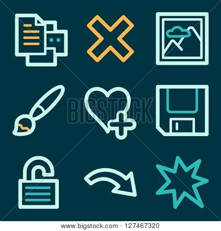 Image viewer web icons
