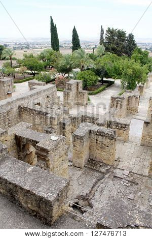 Overview of Madinat al-Zahra in Cordoba - Spain