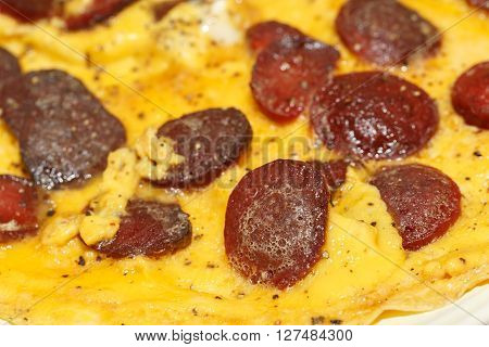 Sausage Omelette View