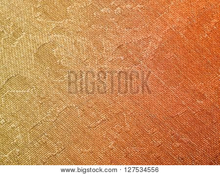Textile Background - Yellow And Red Colored Fabric