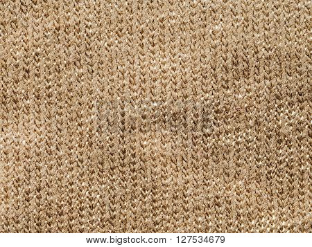 Textile Background - Brown Cotton Fabric