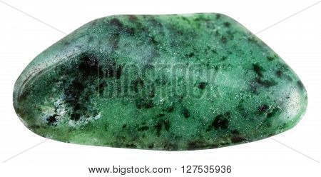 Tumbled Green Zoisite (saualpite) Gemstone