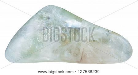 Pebble Of Prasiolite Gemstone From Brazil
