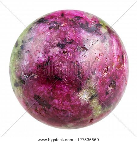 Ball From Green And Pink Zoisite (anyolite) Stone