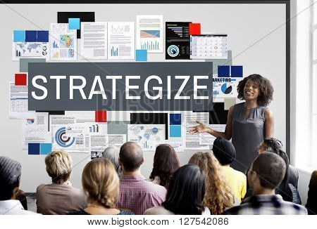Strategy Strategize Strategic Tactics Planning Concept