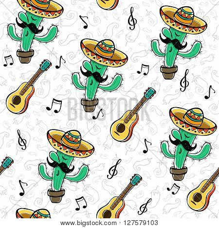 Mexican Seamless Pattern