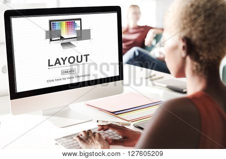 Design Layout Computer Software Interface Concept
