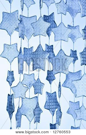 Modello di stelle blu, sfondo