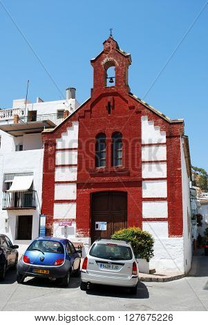 TORROX, SPAIN - JULY 1, 2008 - San Roque Church in the centre of town Torrox Malaga Province Andalucia Spain Western Europe, July 1, 2008.