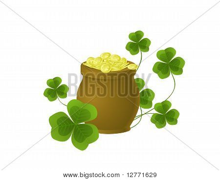Pot plein d'or