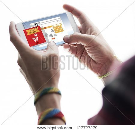 Online Shopping Marketing Sale Promotion Concept