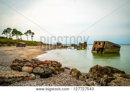 View On Abandoned Ussr Northern Fotress, Liepaja