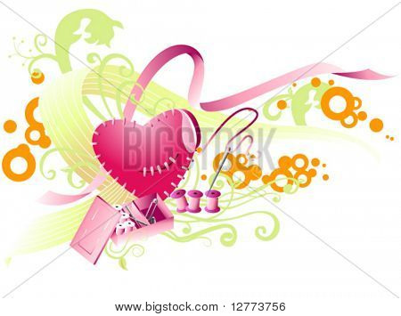 Abstrait coeur Design - vecteur