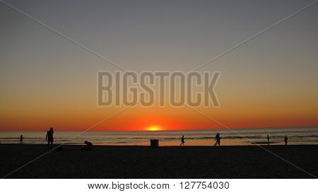 The photo was taken on the shore of the Baltic Sea in Jurmala (Latvia)