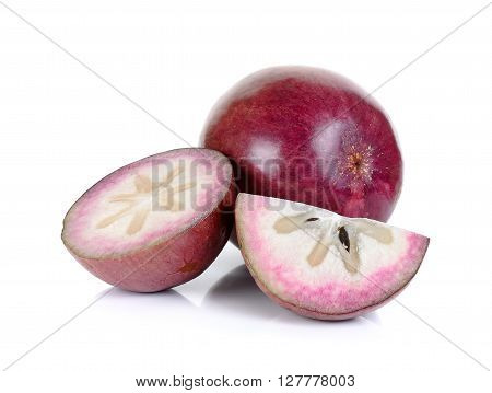 Star Apple Isolated On The White Background