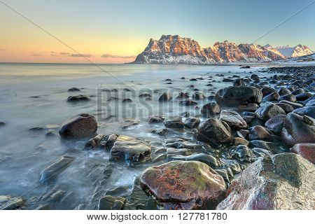 Utakleiv Beach, Lofoten Islands, Norway